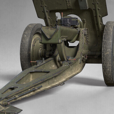 Howitzer 122 mm field. Model 1910/30 USSR ( World War I / World War II )