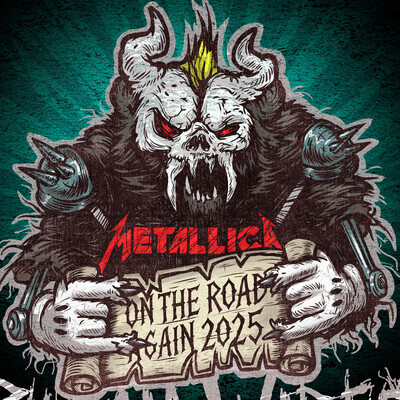 T-shirt print design for Metallica fan group. Print