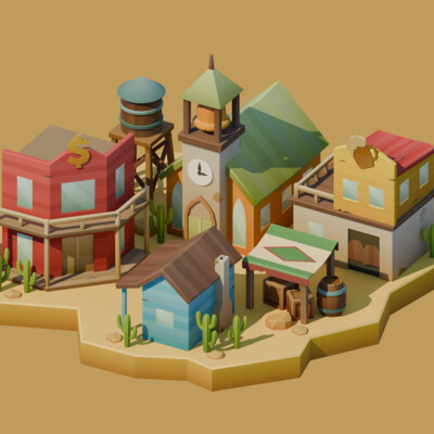 LowPoly Wild West