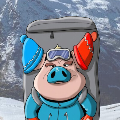 piggy Kolya goes on a journey