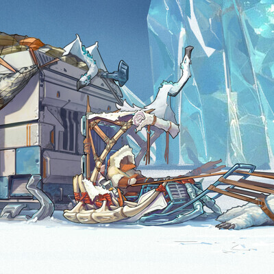 Vagabond. A frozen world.
