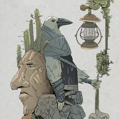Sando-Mystical Wandering Raven
