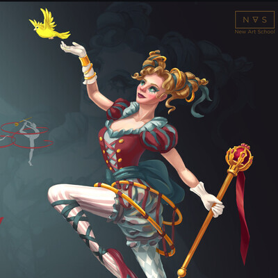 Aelora, the runaway circus princess