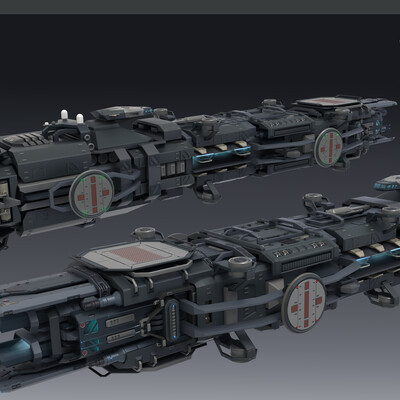 Сoncept and game model for "STAR CONFLICT" animation from Star Conflict artist