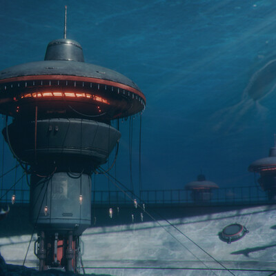 Sci-Fi Subsea Processing Station - MEDUSA 3.5