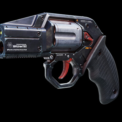 Futuristic revolver number 2.