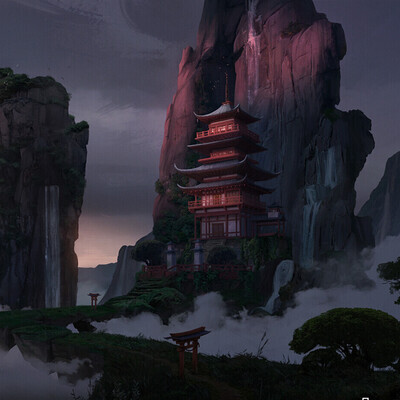 Davydova Maria / course "Environment Concept Art"