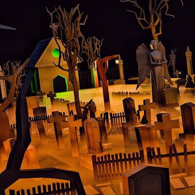 The Graveyard Low Poly