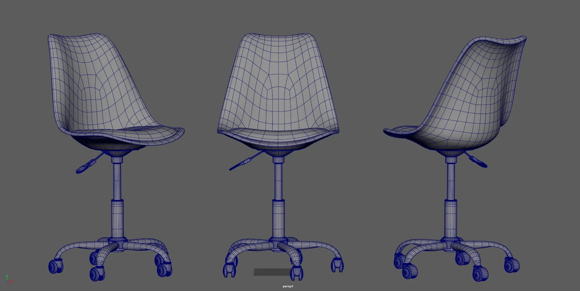 3D model of Sberbank chair