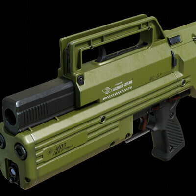 Automatic shotgun-revolver.