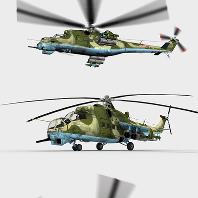 Mi-24(low-poly)