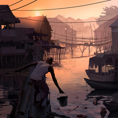 Chugunova Marina / course "Environment Concept Art"