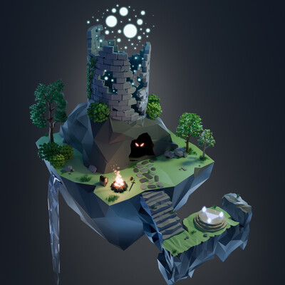 Epic fantasy: Ruins of the fortress