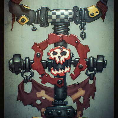 Stylized Chaos Totem Art