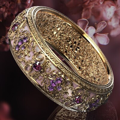 Sculpting Love in Gold.