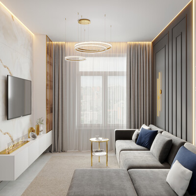 Living room design project