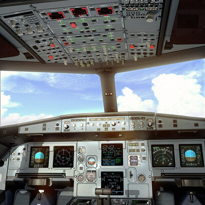 Kokpit Airbus A320