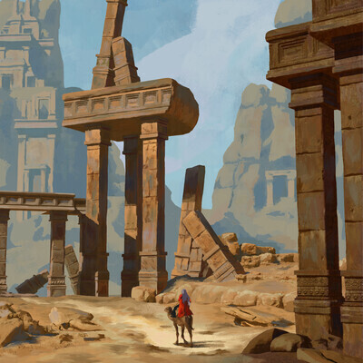 Ruins in the desert