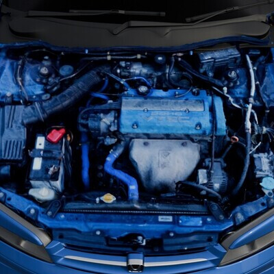 Honda Torneo - 3D scan of the engine compartment