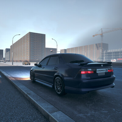 Honda Torneo, Acctorfans, Ray Tracing Light in Unreal Engine 5