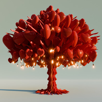 Heart Tree – Festive Love Glow