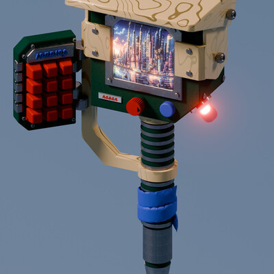 Sci-fi retro radar