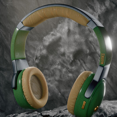 Headphones product visualization