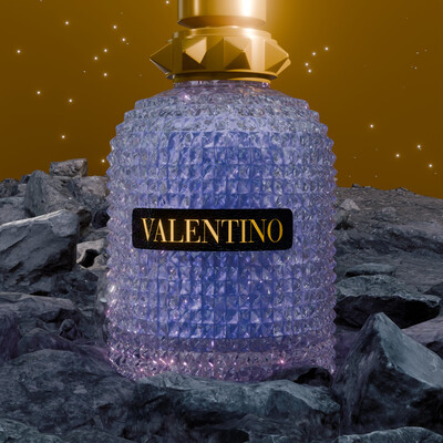 Valentino perfume product design