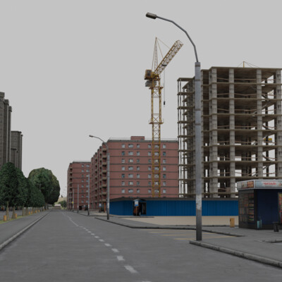 Level Art & Environment Design — Mobile Urban District