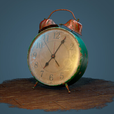 Old alarm clock (Subdiv)
