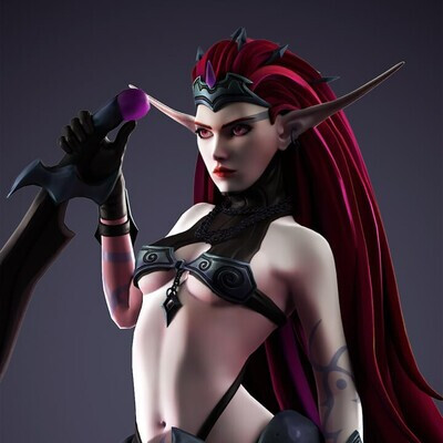 Dark elf Frida