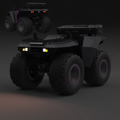 All-terrain vehicle. Snow and swamp vehicle.
