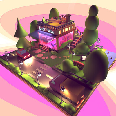 Anastasia Retrovskaya / course "Blender basics"