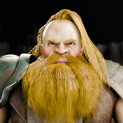Game Ready model Gnome Warrior