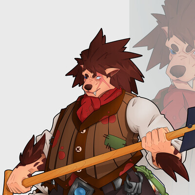 Lycanthrope guard Walter Wolf