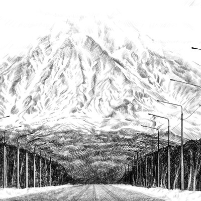 Road to the Volcano