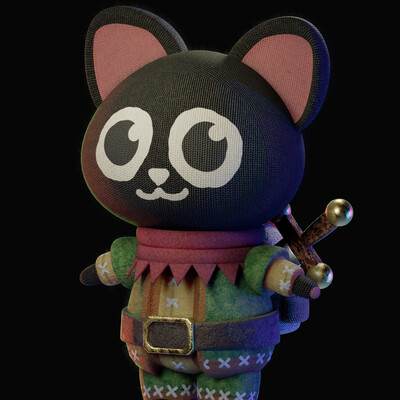 my first 3d character created in blender