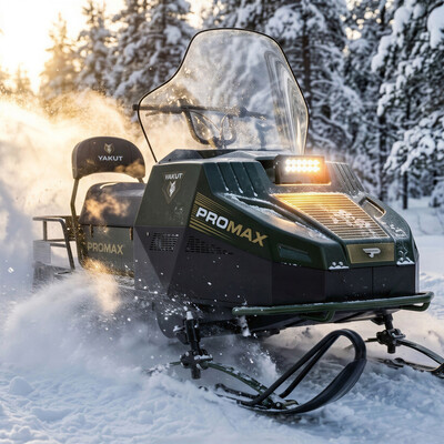Snowmobile design, model PROMAX