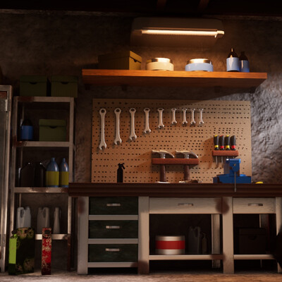 Industrial Garage Environment