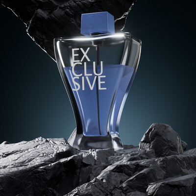 3D visualization of perfume