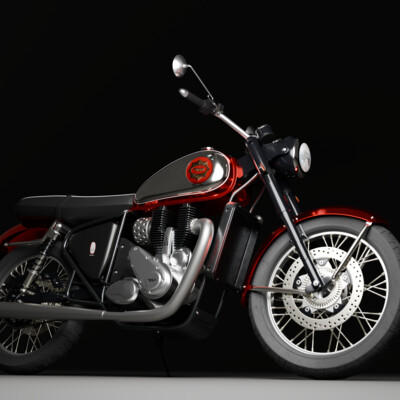 Motorcycle BSA Gold Star