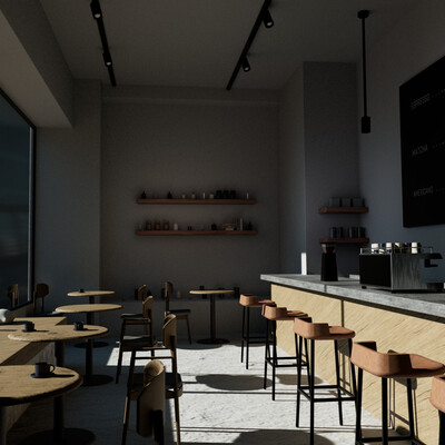 Modern CInterioroffee Shop