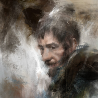 Portrait from a photo.