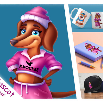Pets in Moscow mascot