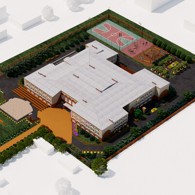 The project of improvement of the territory of the Cherdyn Secondary Educational School