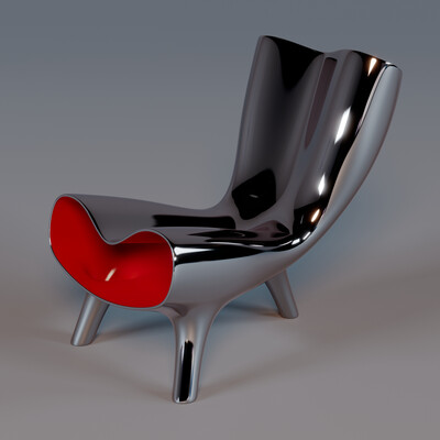 Marc Newson Felt Chair (Sub-D Modeling)