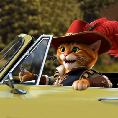 The cat goes for partridges