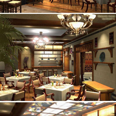 Interer armyanskogo restorana