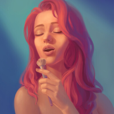 Shuvarskaya Galina  / course "Digital Portrait"