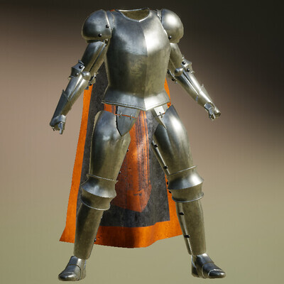 Iron Armor Set for the Allods2 Project on Unreal Engine